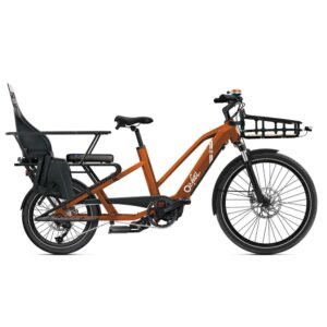 Vélo cargo électrique O2feel Equo Cargo - édition Roland-Garros