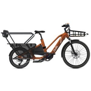 Vélo cargo électrique O2feel Equo Cargo - édition Roland-Garros
