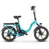 Samebike CY20 Vélo électrique - Bleu clair