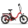 Samebike CY20 Vélo électrique - Rouge