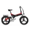 Vélo électrique pliant Lankeleisi G650 - Rouge