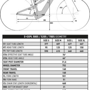 VTT Électrique Tout-Suspendu Rockrider E-Expl 500 S Microshift Acolyte 8V 500Wh 29" 2024