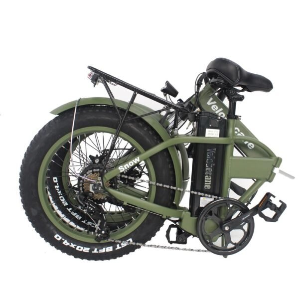 Vélo électrique pliant fatbike velobecane Snow – Image 3