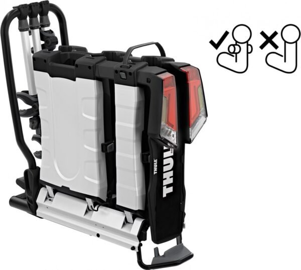 Porte-Vélos sur Boule d'Attelage Thule EasyFold XT F Fix4Bike – Image 2
