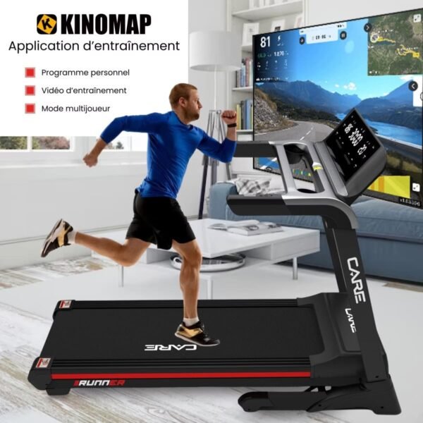 Tapis de course connecté - 20km/h - CARE - RUNNER - KINOMAP – Image 4