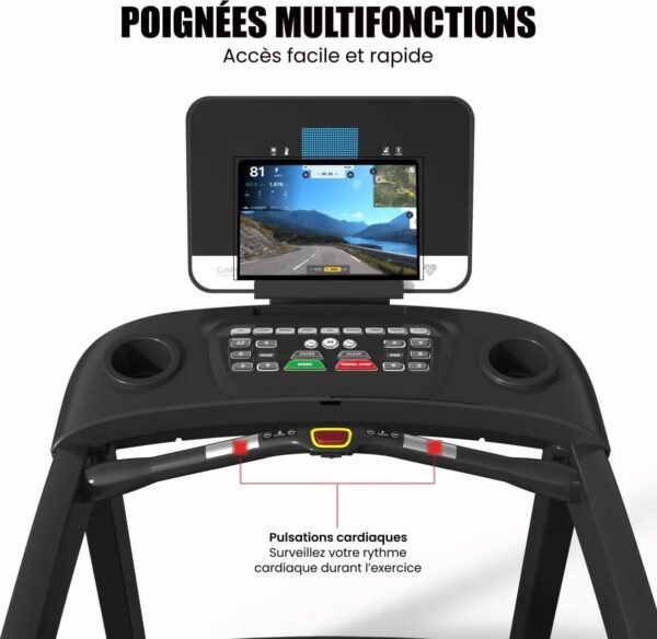 Tapis de course professionnel - 24km/h - CARE - ZEPHYR – Image 3