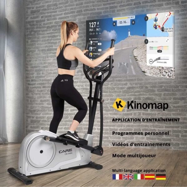 Vélo elliptique Care Fitness CE 5484 - ergomètre connecté – Image 4