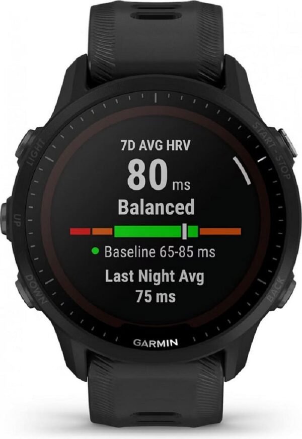 Montre de Sport Garmin Forerunner 955 Solar Blanc – Image 3