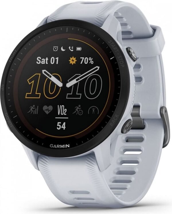 Montre de Sport Garmin Forerunner 955 Solar Blanc – Image 5
