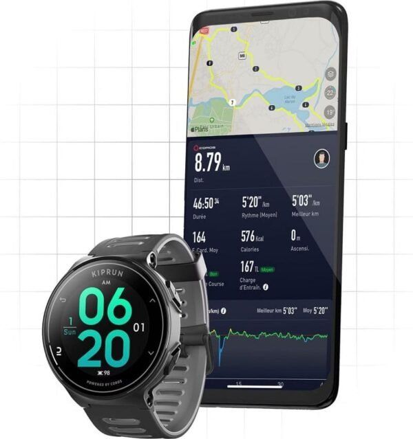 Montre GPS Kiprun 500 by Coros Noir – Image 4