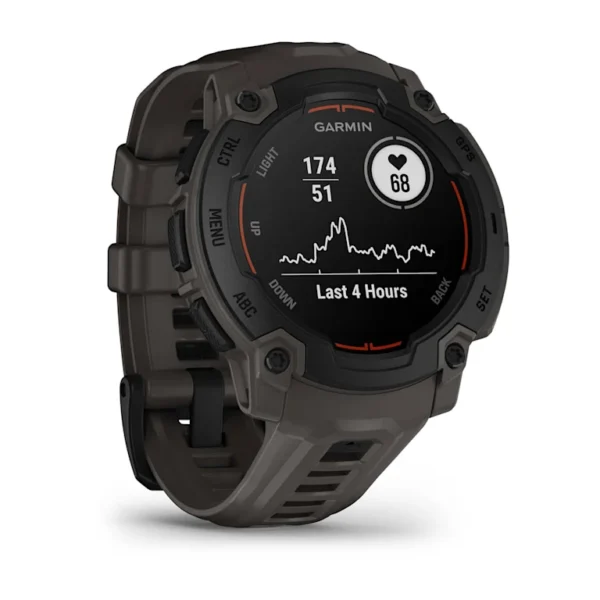 Montre GPS Garmin Instinct E - 45 mm Vert Electric Lime avec Bracelet en Silicone Vert Electric Lime – Image 4