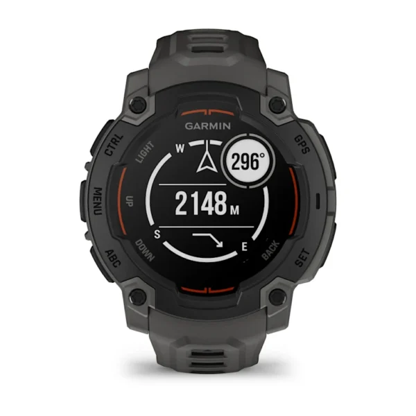 Montre GPS Garmin Instinct E - 45 mm Vert Electric Lime avec Bracelet en Silicone Vert Electric Lime – Image 3
