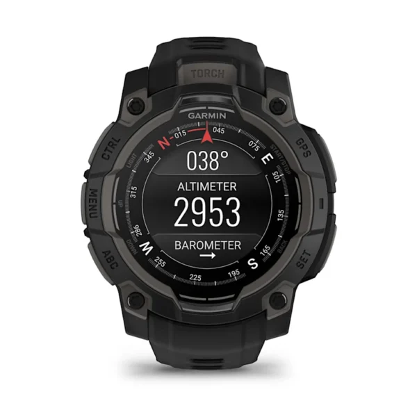 Montre GPS Garmin Instinct 3 AMOLED - 45 mm Noir avec Bracelet en Silicone Noir – Image 15