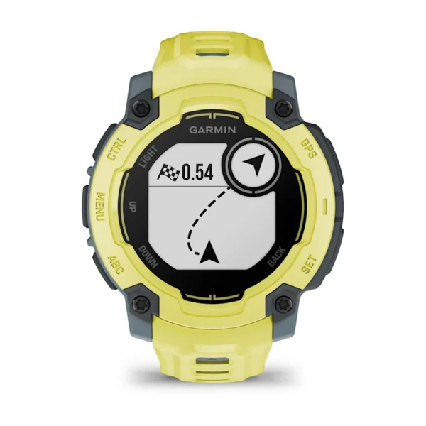 Montre GPS Garmin Instinct E - 45 mm Vert Electric Lime avec Bracelet en Silicone Vert Electric Lime – Image 11