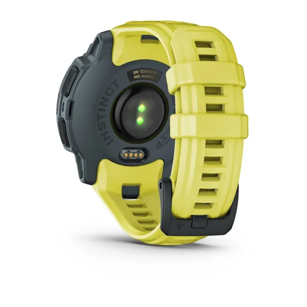 Montre GPS Garmin Instinct E - 45 mm Vert Electric Lime avec Bracelet en Silicone Vert Electric Lime – Image 8