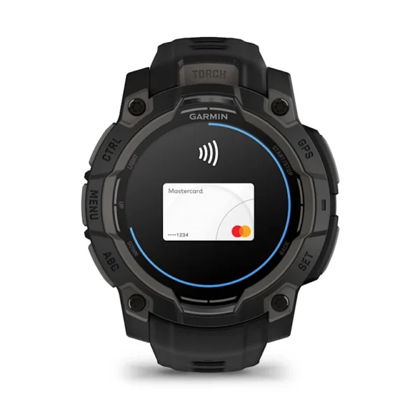 Montre GPS Garmin Instinct 3 AMOLED - 45 mm Noir avec Bracelet en Silicone Noir – Image 11