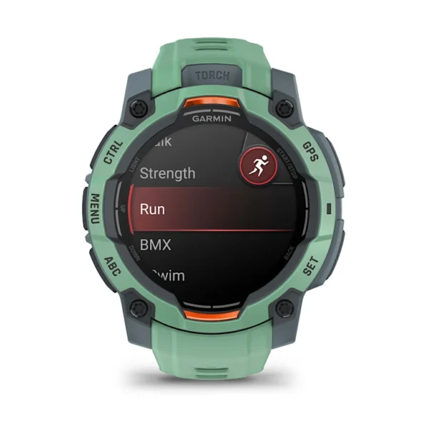 Montre GPS Garmin Instinct 3 AMOLED - 45 mm Noir avec Bracelet en Silicone Noir – Image 3