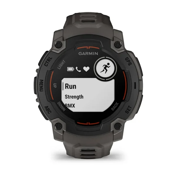 Montre GPS Garmin Instinct E - 45 mm Vert Electric Lime avec Bracelet en Silicone Vert Electric Lime – Image 5
