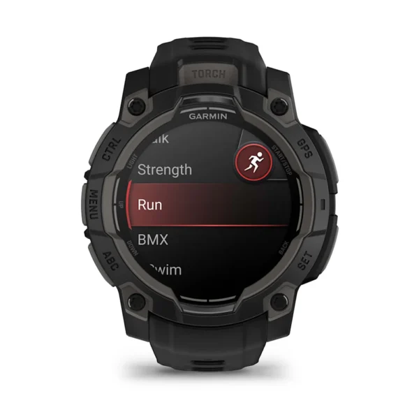 Montre GPS Garmin Instinct 3 AMOLED - 45 mm Noir avec Bracelet en Silicone Noir – Image 22