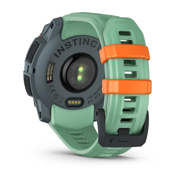 Montre GPS Garmin Instinct 3 AMOLED - 45 mm Noir avec Bracelet en Silicone Noir – Image 5