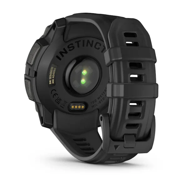 Montre GPS Garmin Instinct 3 AMOLED - 45 mm Noir avec Bracelet en Silicone Noir – Image 8